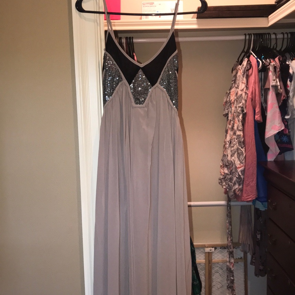 Taupe formal dress